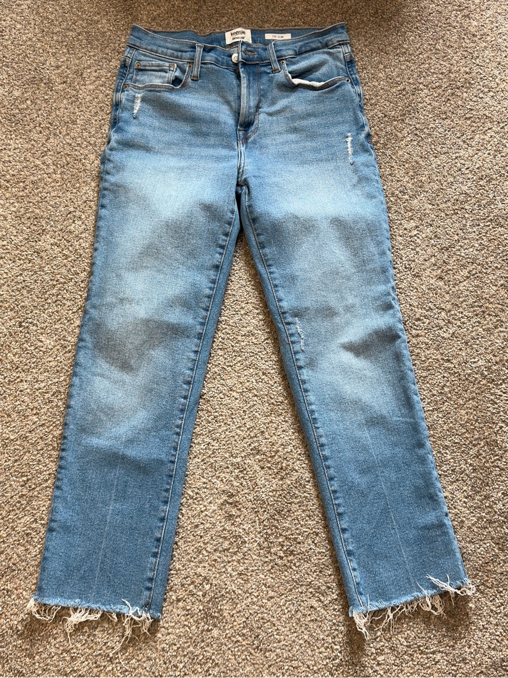 KENSIE JEANS 
Classic Light Blue Women's Straight Jeans